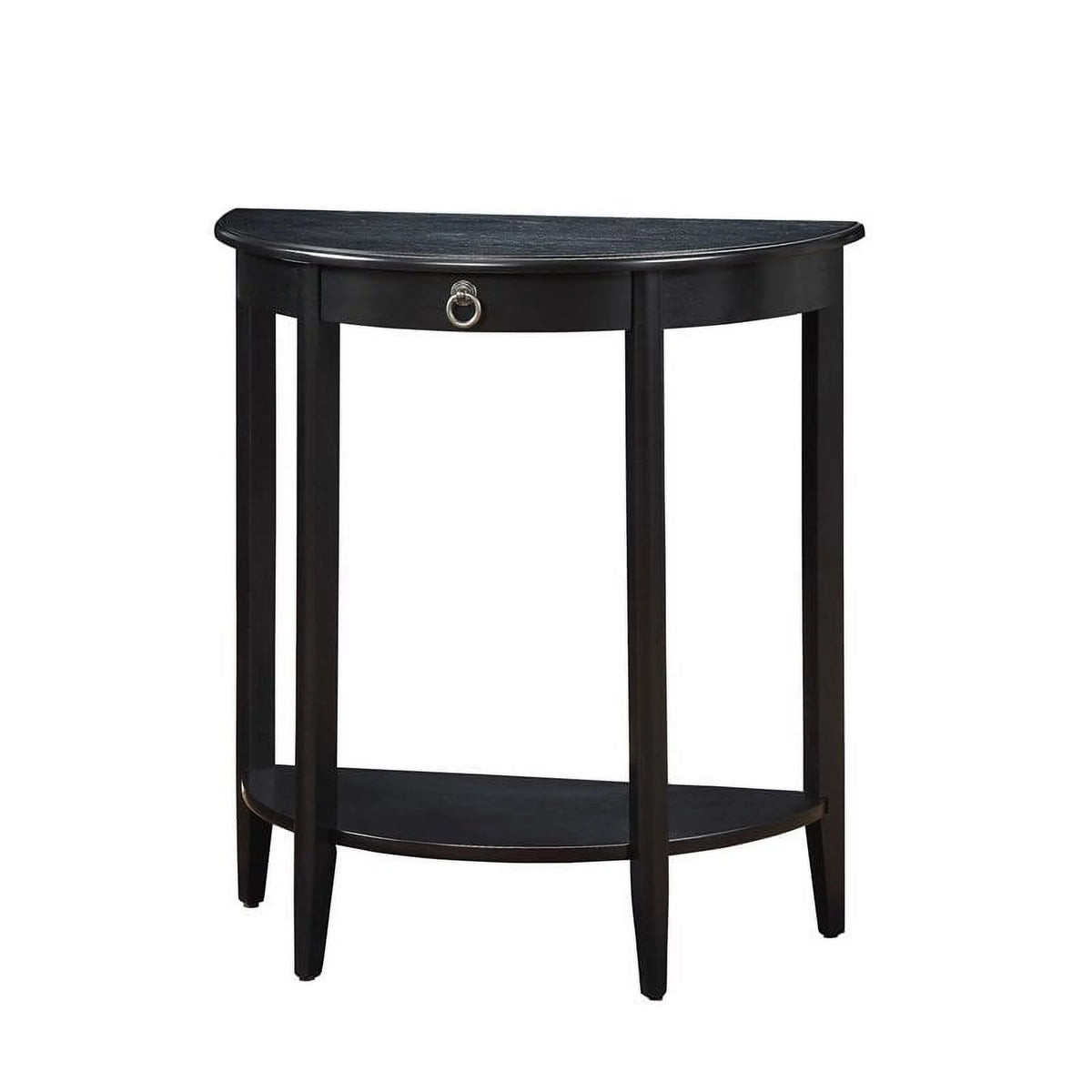 Black Wood Console Table V491