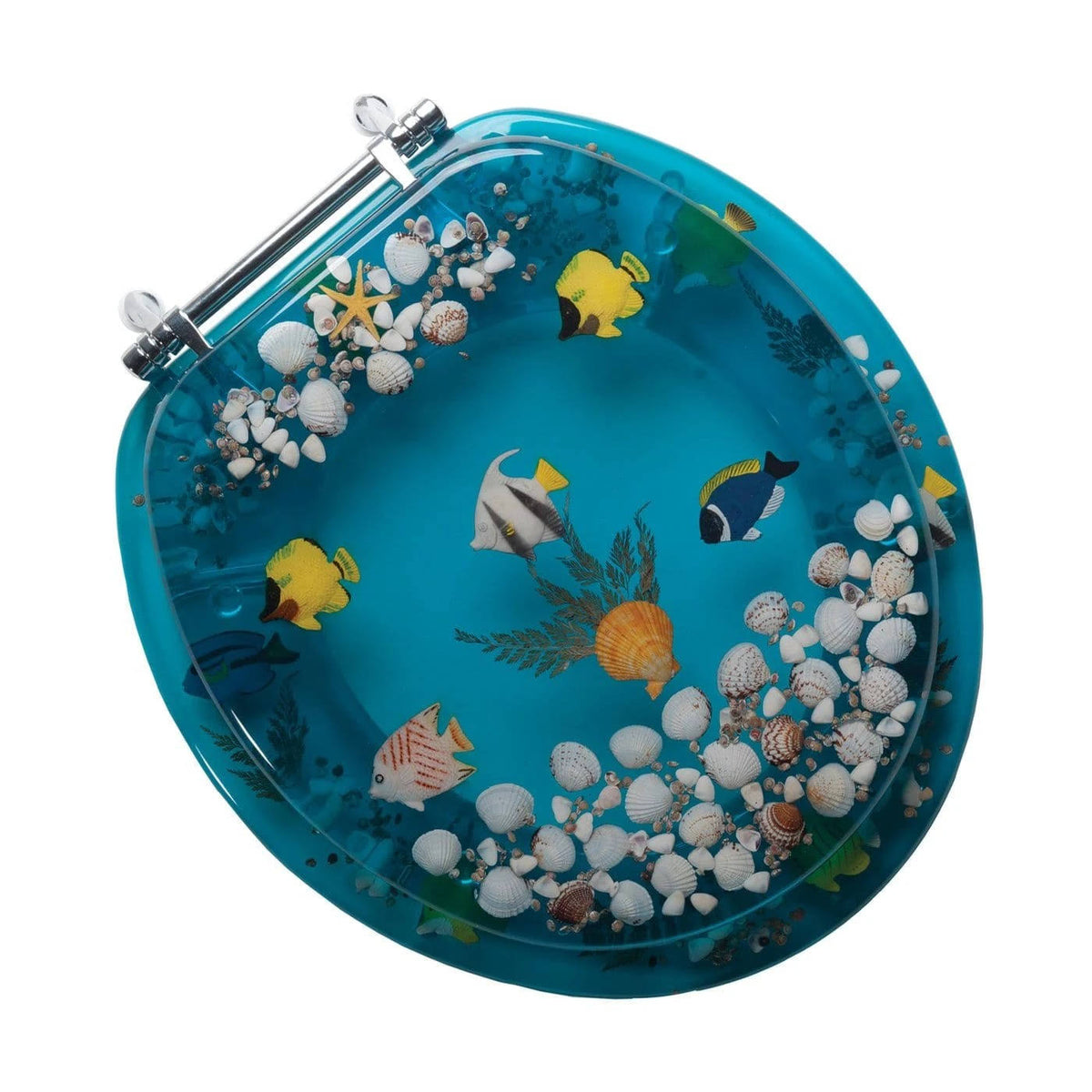Aquarium Acrylic Round Toilet Seat L3041
