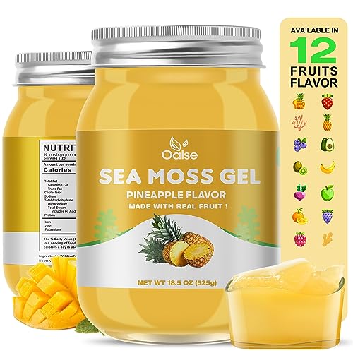 Sea Moss Gel 18.5 Ounce Pineapple W808817