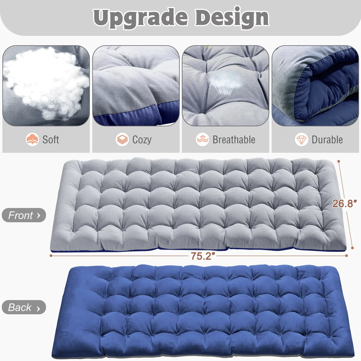 Camping Cot with Mattress and Pillow A262