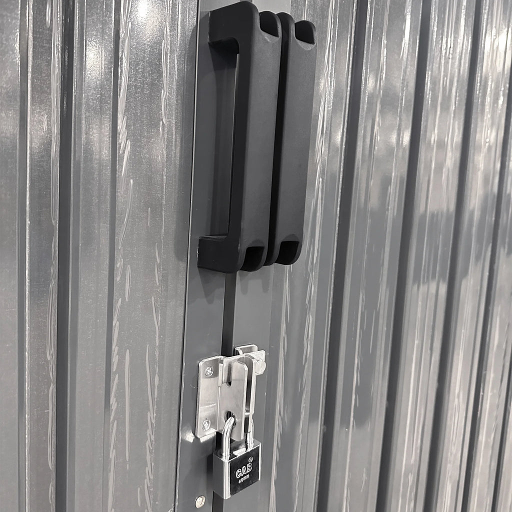 20x13 ft Metal Garage Shed with 2 Doors and 4 Vents T938151