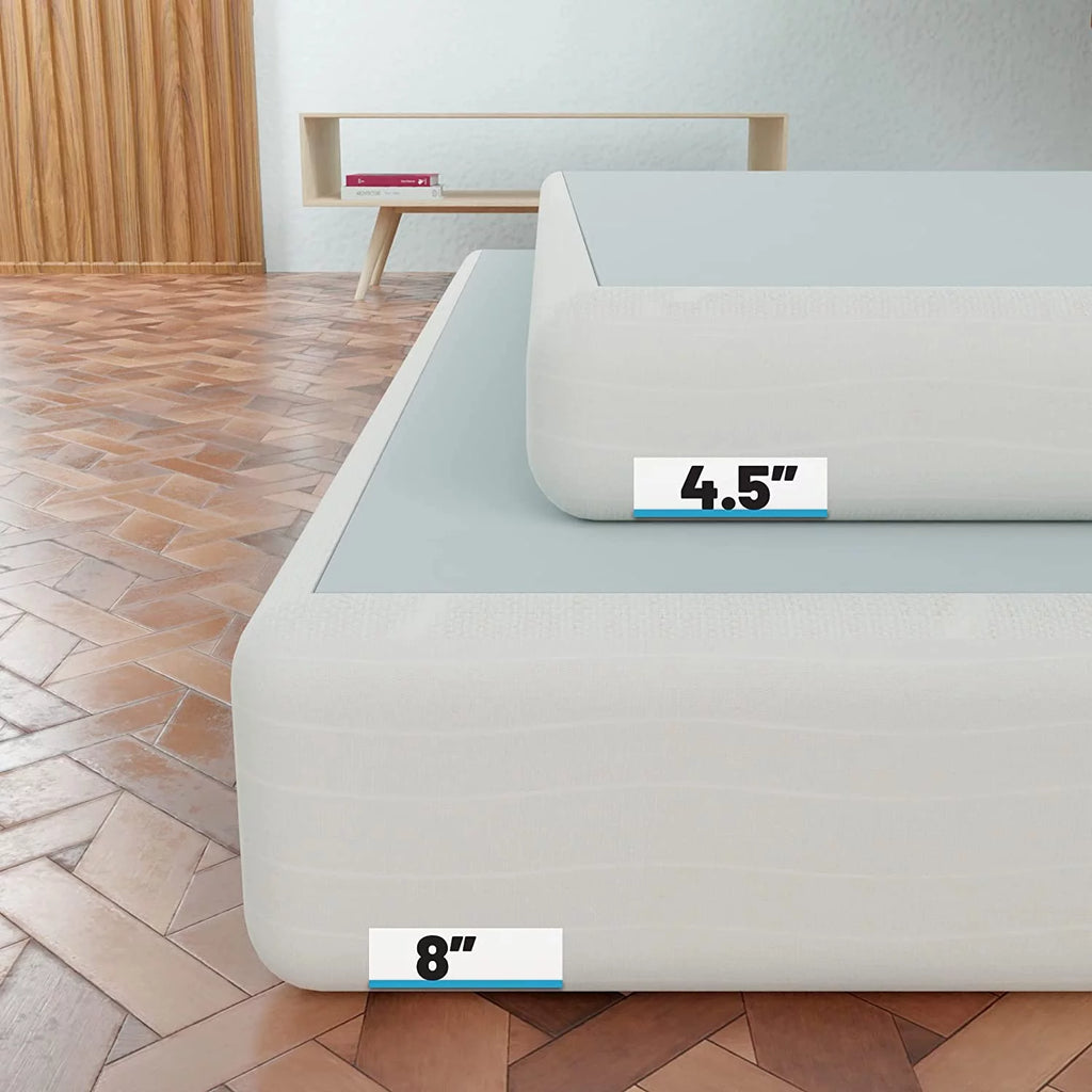 White 4.5-Inch Wood Box Spring H352
