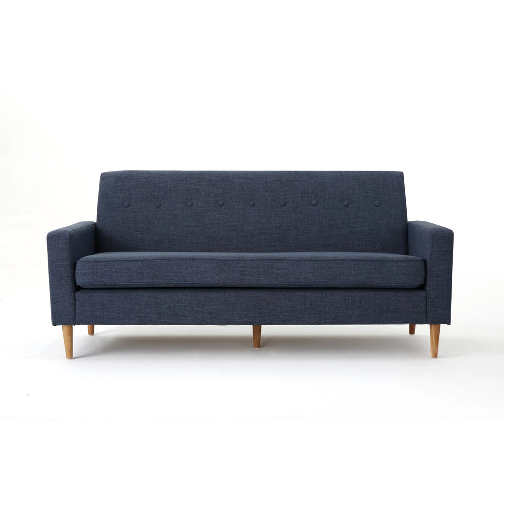 Dark Blue Upholstered Fabric 3 Seater Sofa K76794