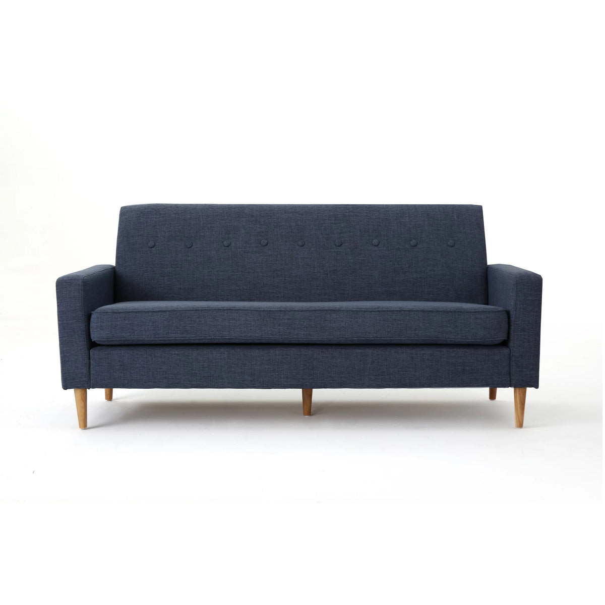 Dark Blue Upholstered Fabric 3 Seater Sofa K76794