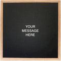 Ebony Magnetic Letter Board Y104593