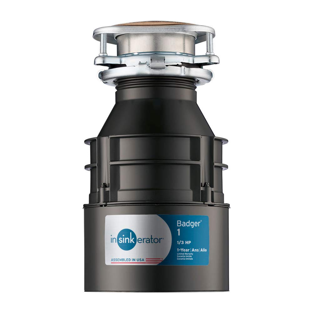 Black 1/3 HP Continuous Feed Garbage Disposal, Black 1/2 HP Continuous Feed Garbage Disposal G8052