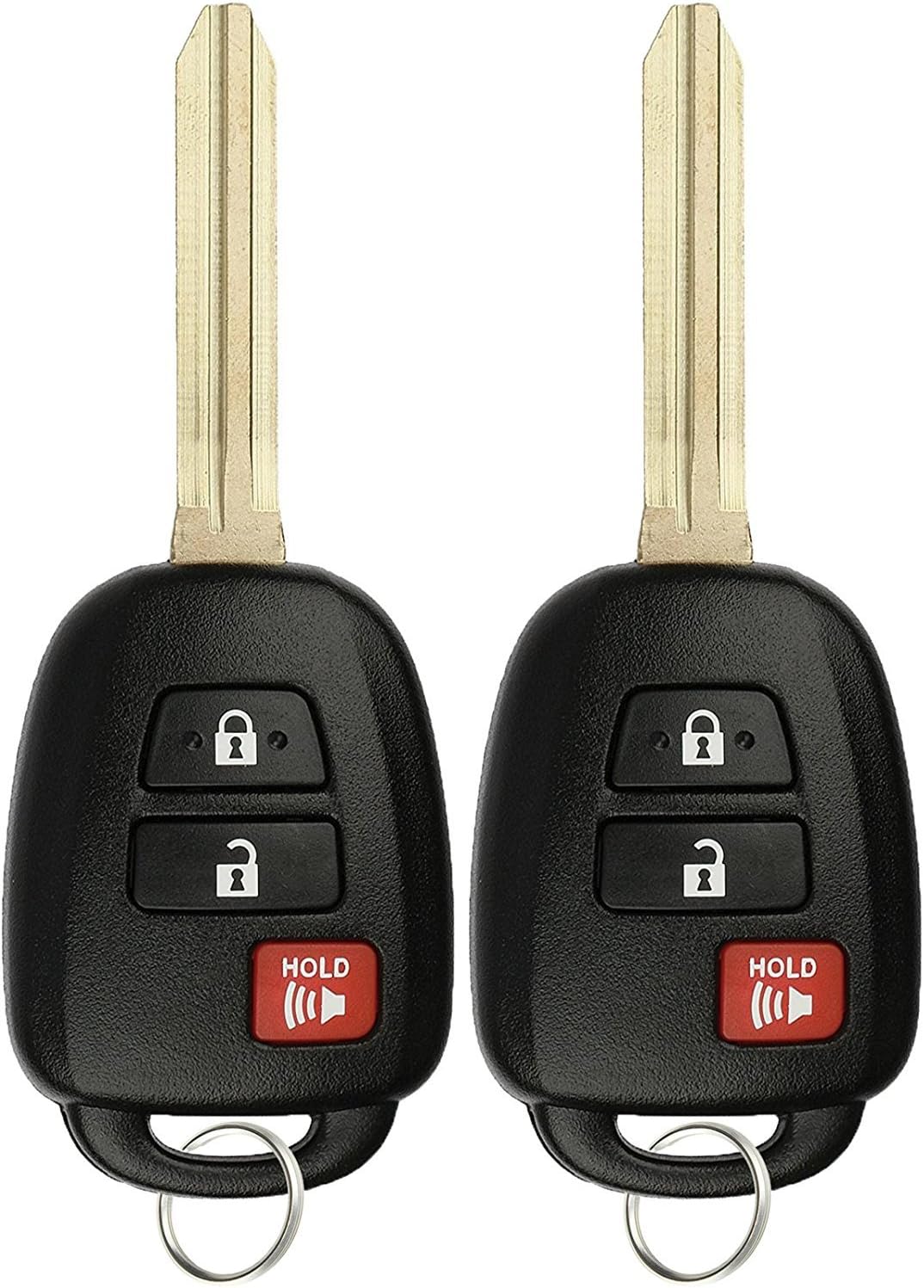 Keyless Entry Car Remote Control Ignition Key Fob Replacement (Pack of 2) A91378