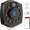 5-in-1 Keyless Entry Deadbolt Smart Lock with Keypad, APP, IC Card, Mechanical Key U78107