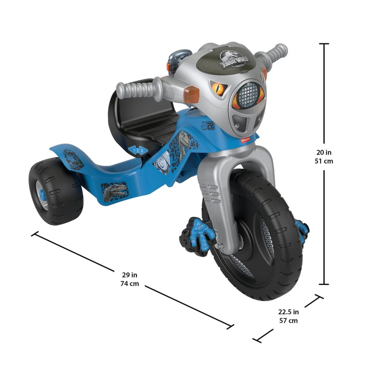 Jurassic World Velociraptor Dinosaur Tricycle X1802