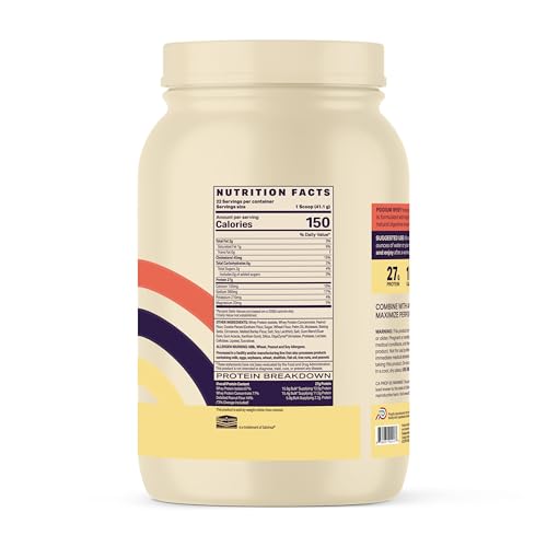 Vanilla Ice Cream Whey Protein Powder, 15 Servings R79014