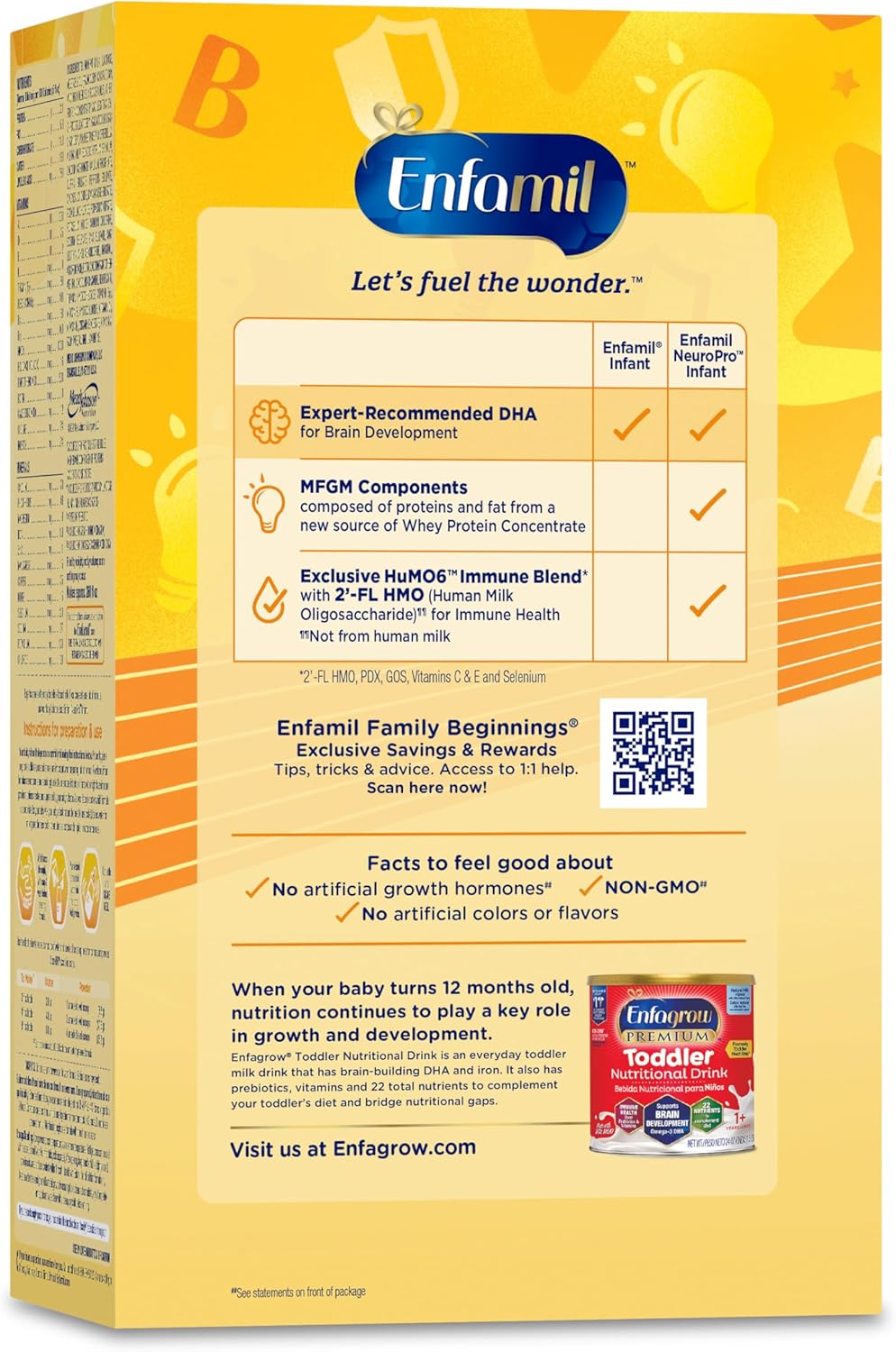 Baby Formula, Non-GMO, 36.4 Oz Refill Box + 8 Fl Oz Liquid (24 Count) I588