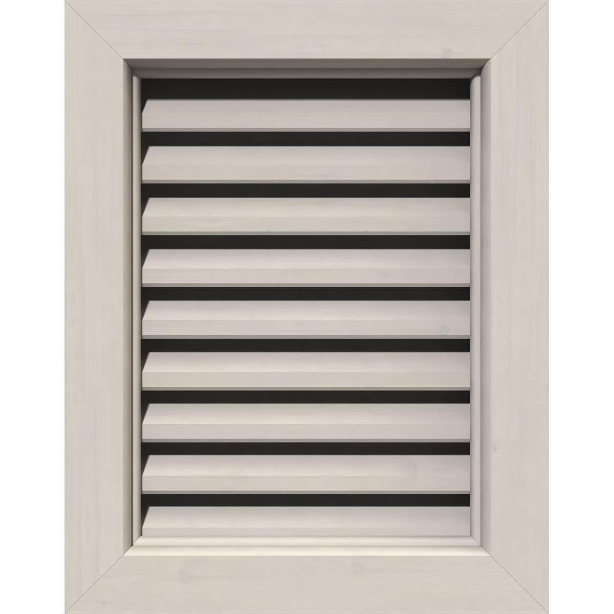 Primed Smooth Vertical Gable Vent H281