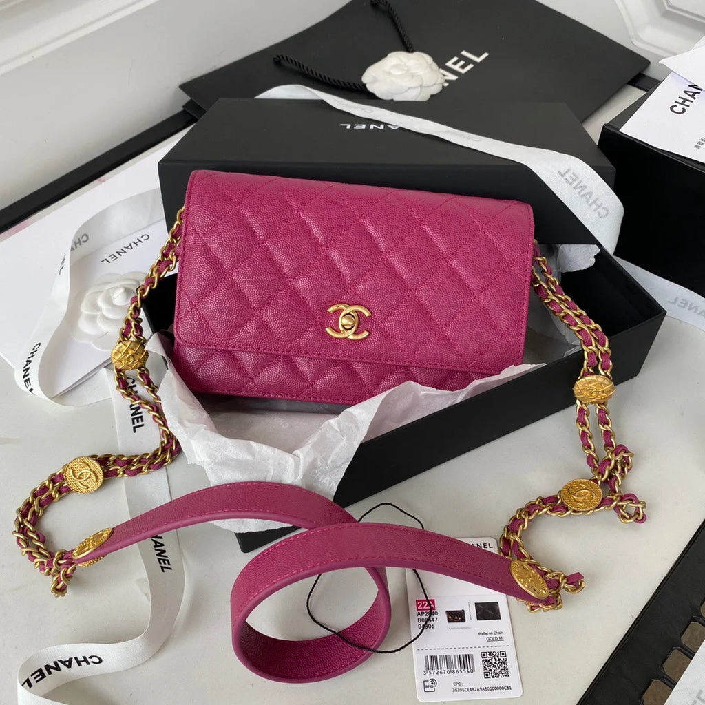 Small Flap Bag Gold Hardware Handbag I272