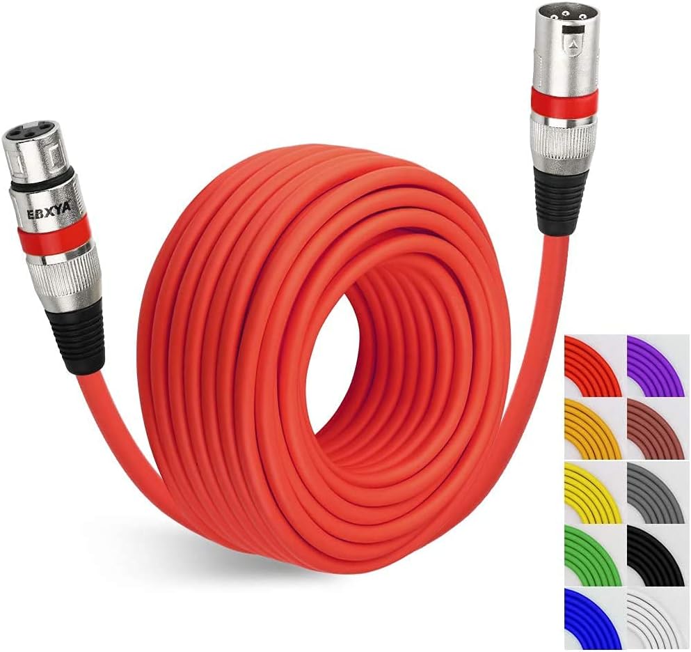 50 Ft 4 Pack XLR Microphone Cable M487