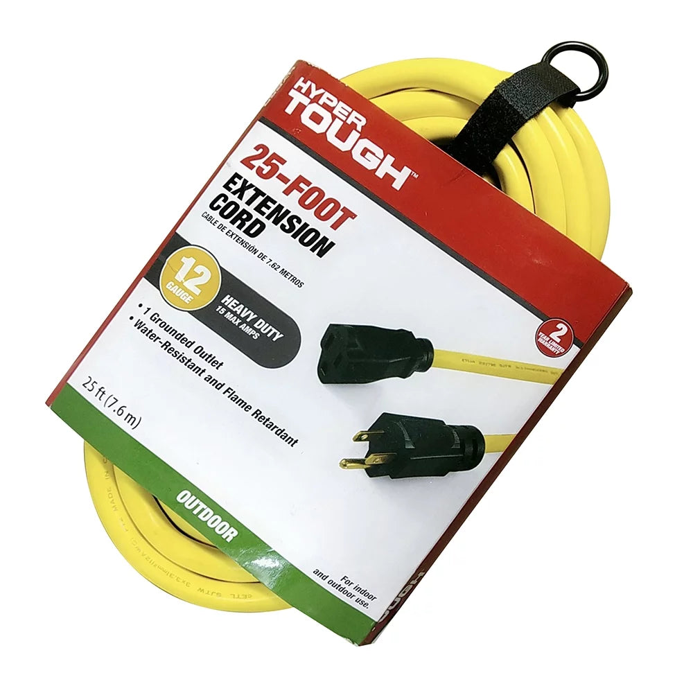 25FT 12/3 Extension Cord Yellow N612