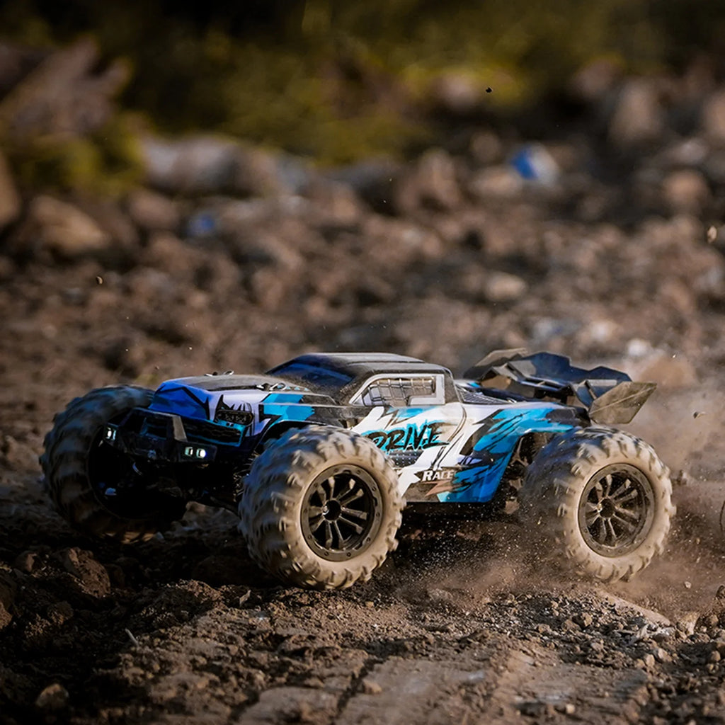 2.4Ghz 70KM/H 1/16 Off Road RC Trucks Brushless Motor LED Light 4WD Vehicle T418236
