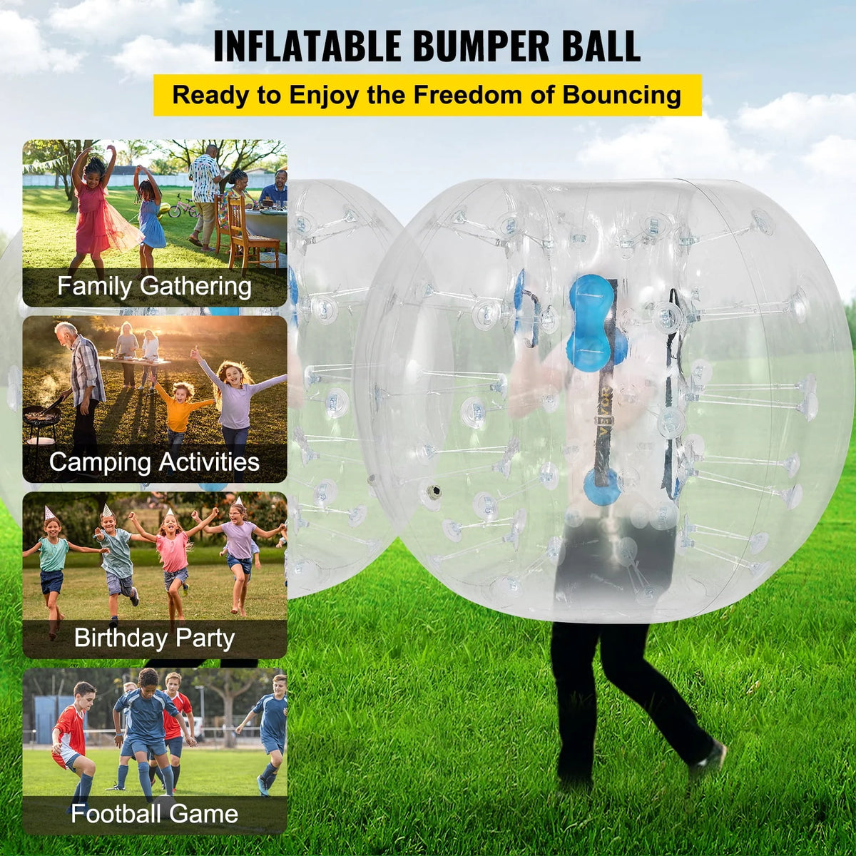 Inflatable Bumper Balls 2PCS 5ft PVC E3428