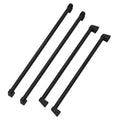 Matte Black Handles for 60 Built-in Refrigerator, Set of 4 D78563