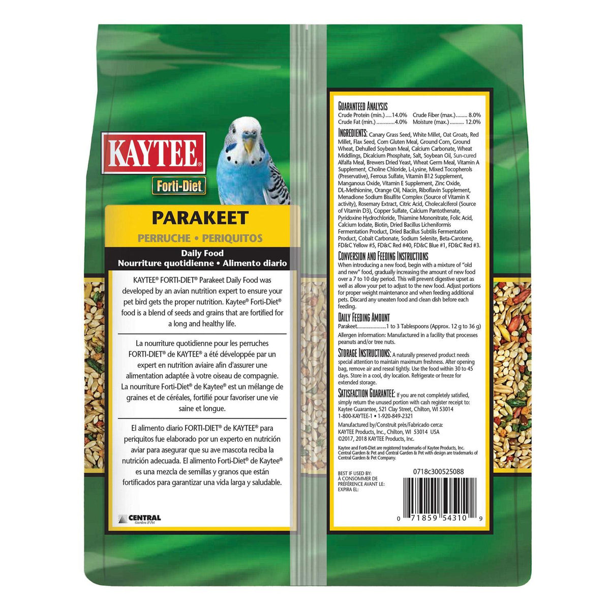 Parakeet Food H851163