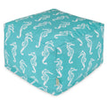 Sea Horse Indoor Outdoor Fabric Ottoman T4906