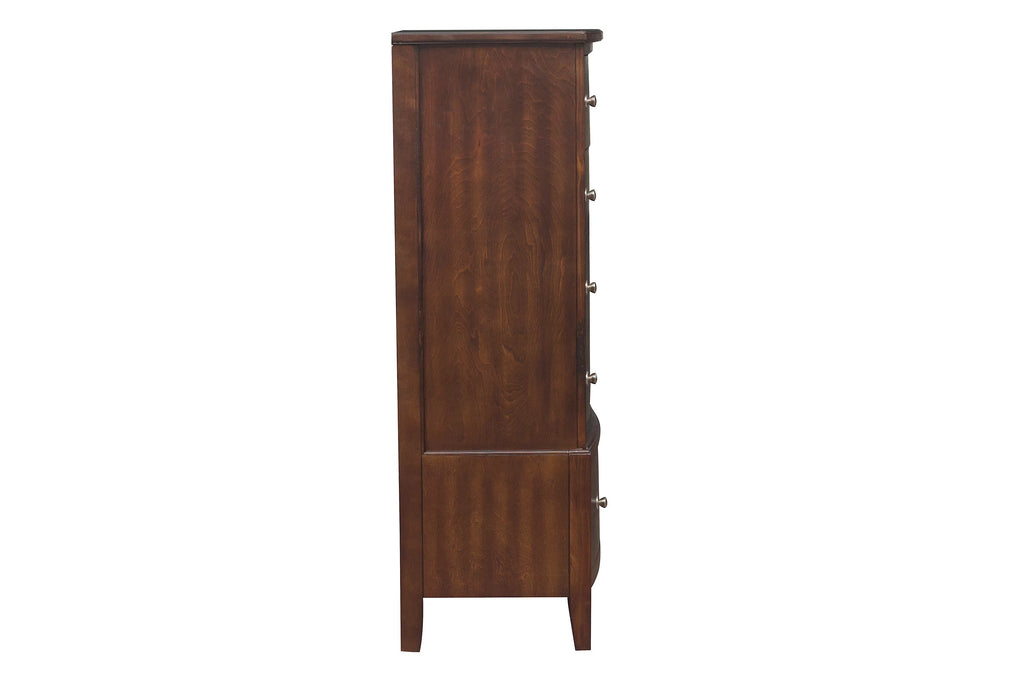 Dark Cherry 5 Drawer Chest I33627