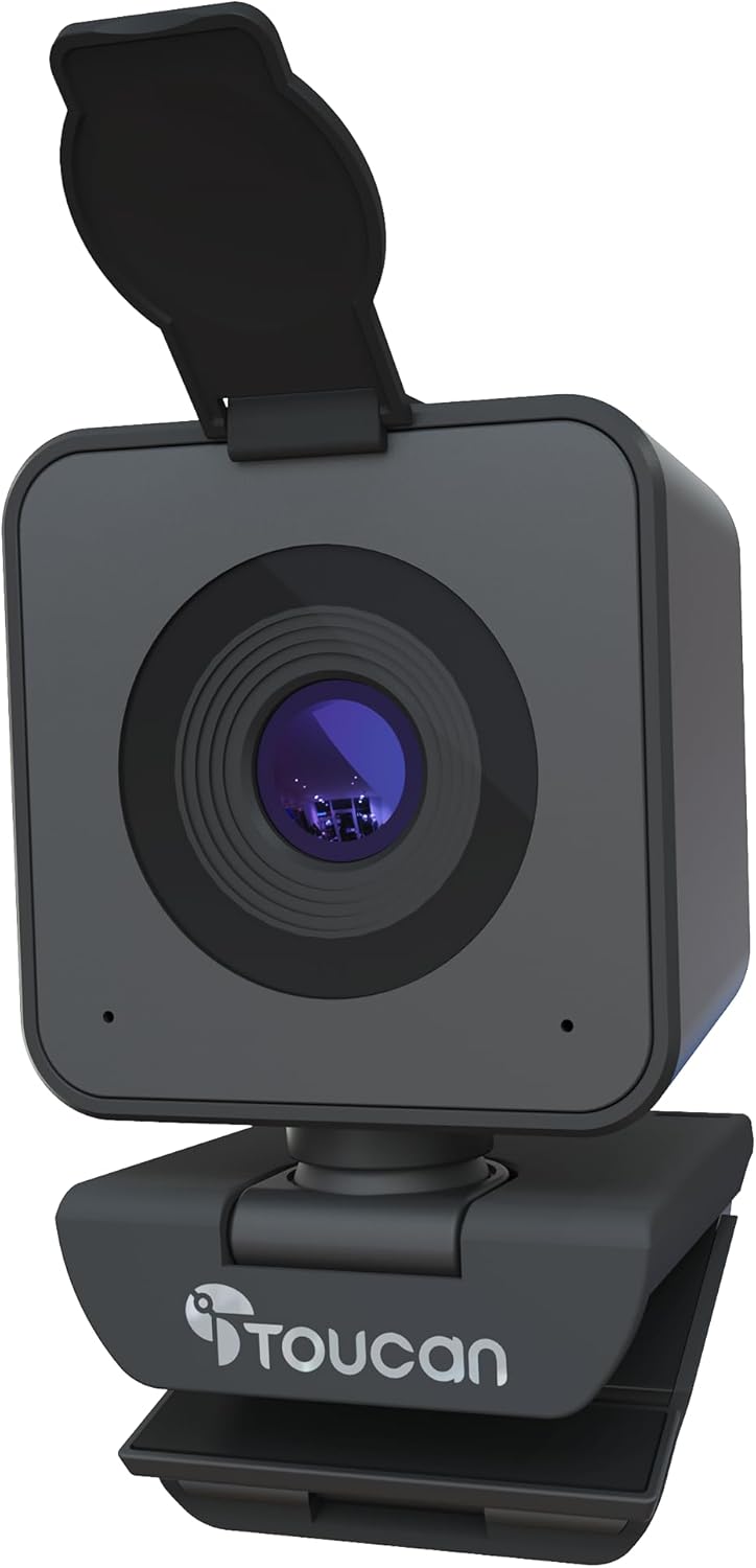 Webcam with Microphone, 115° View, USB S54006