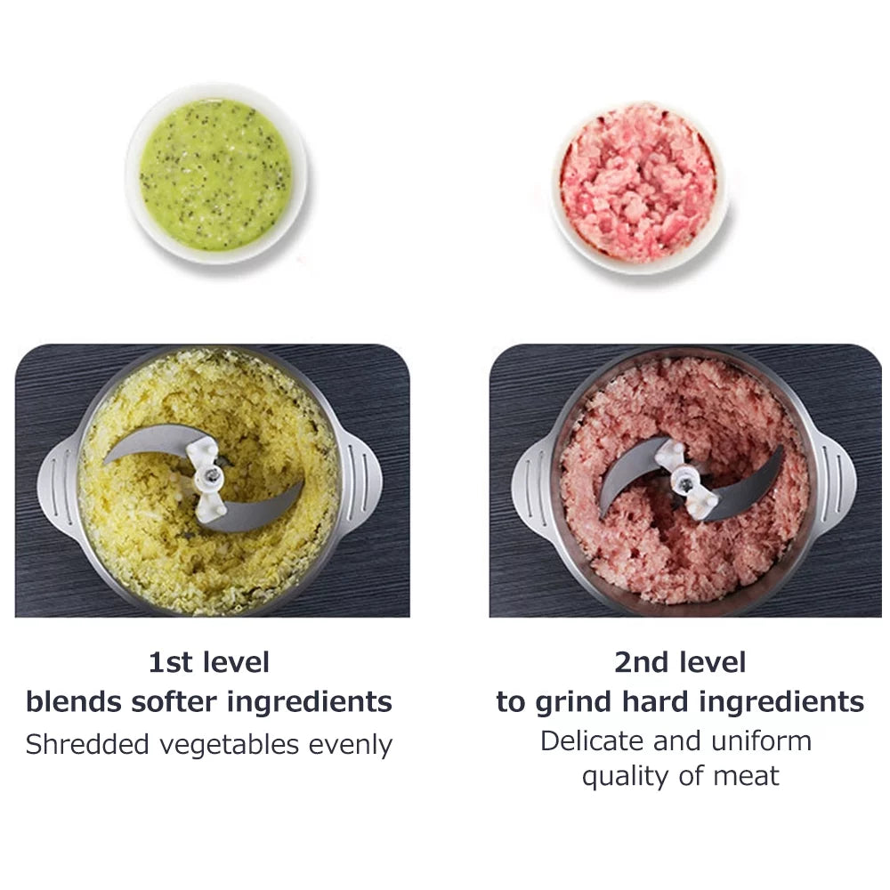 3L Stainless Steel Electric Meat Grinder X8334