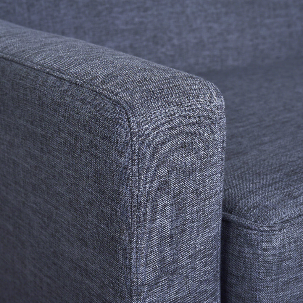 Dark Blue Upholstered Fabric 3 Seater Sofa K76794