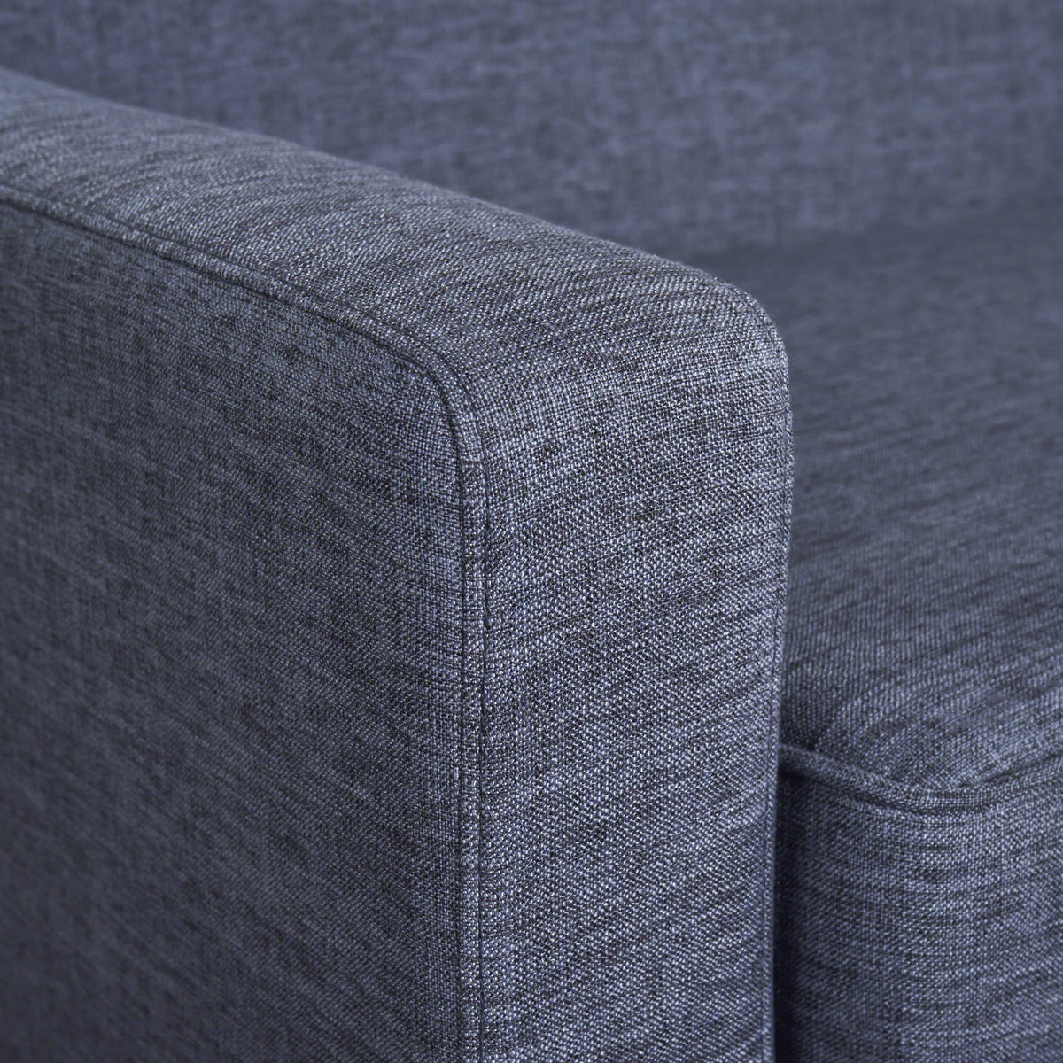Dark Blue Upholstered Fabric 3 Seater Sofa K76794