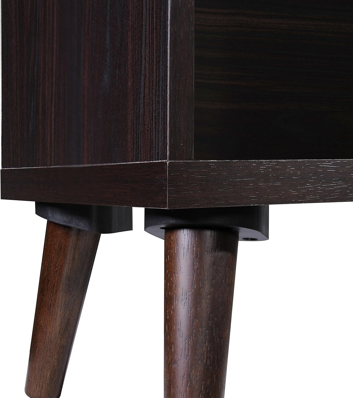 Walnut Finish Faux Wood Bookcase L441151