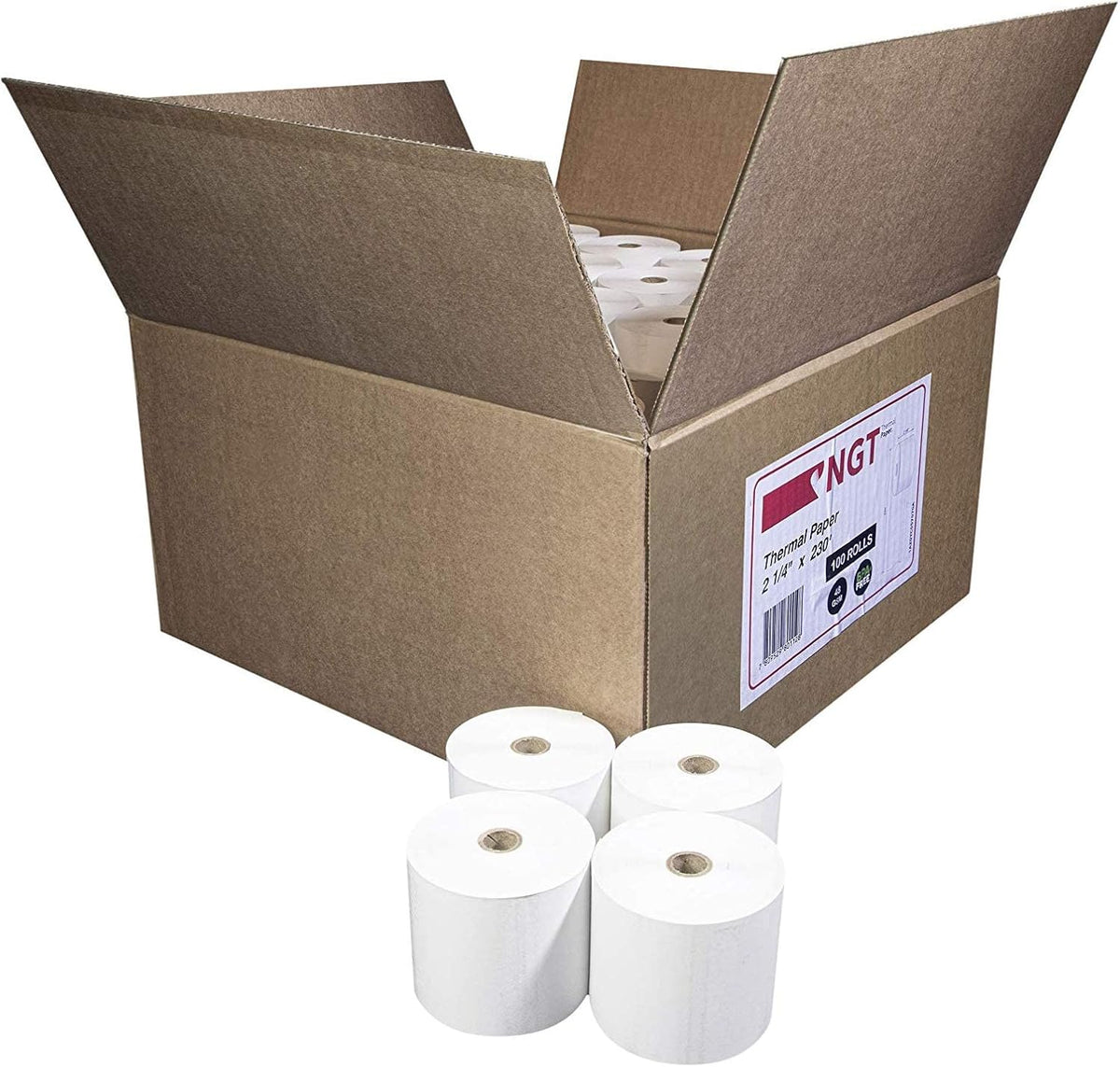 50 pcs 2 ¼ inch x 230 ft Thermal Paper Rolls Y9196