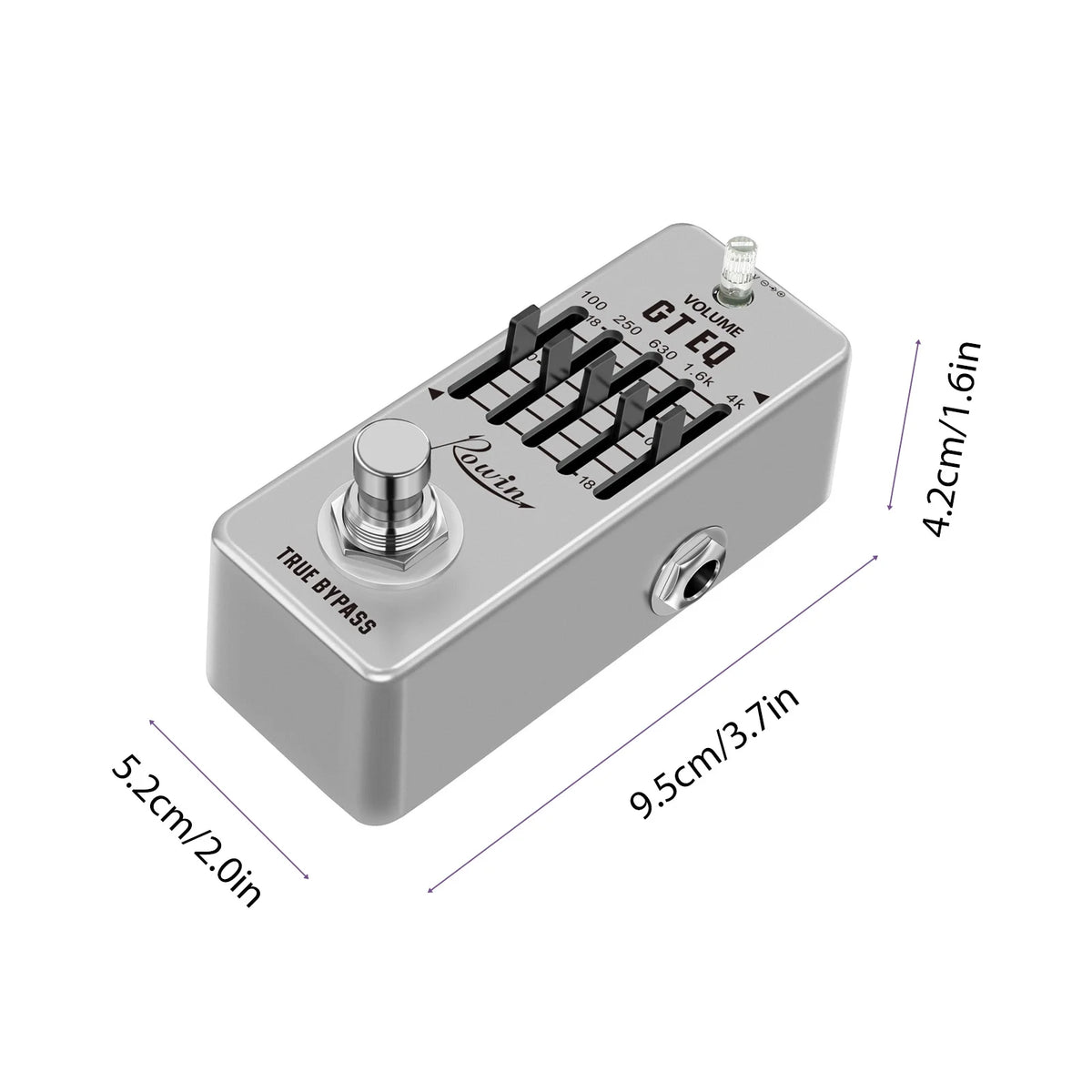 5-Band EQ Pedal for Electric Guitar with True Bypass G869