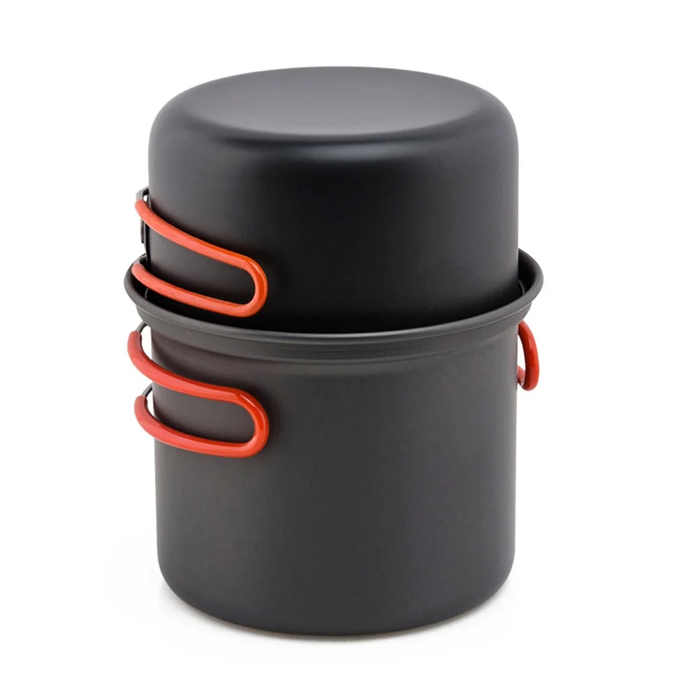 Camping Cookware Set with Cooking Pots X59987