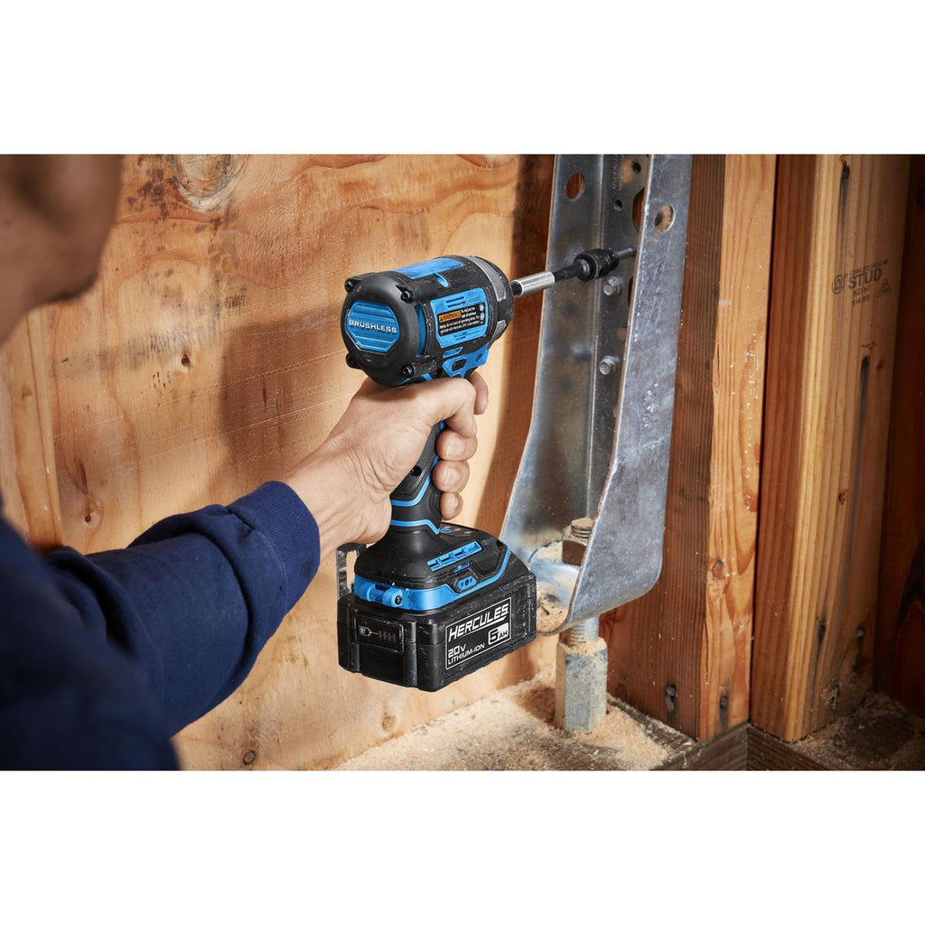 20V Brushless Cordless 1/4 in. Compact 3-Speed Impact Driver S826289