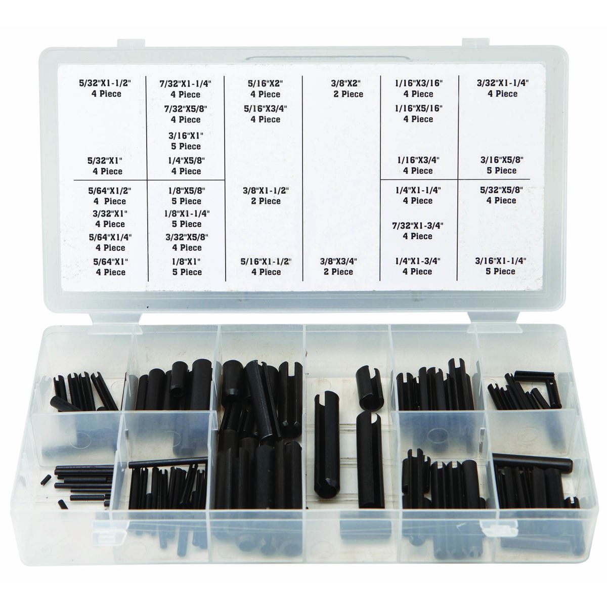 Roll Pin Assortment, 120-Piece A8092