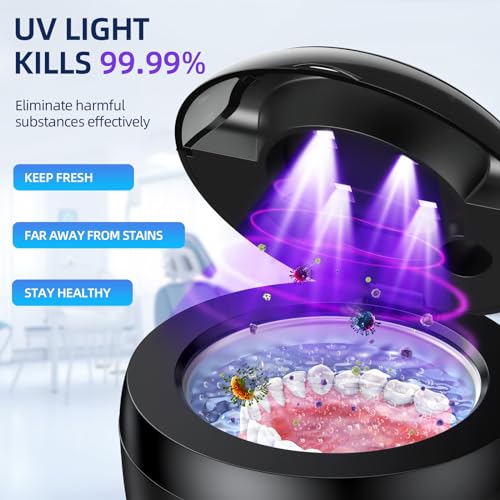 Ultrasonic Retainer Cleaner with 200ML Capacity, 45kHz, 4 Modes X16182