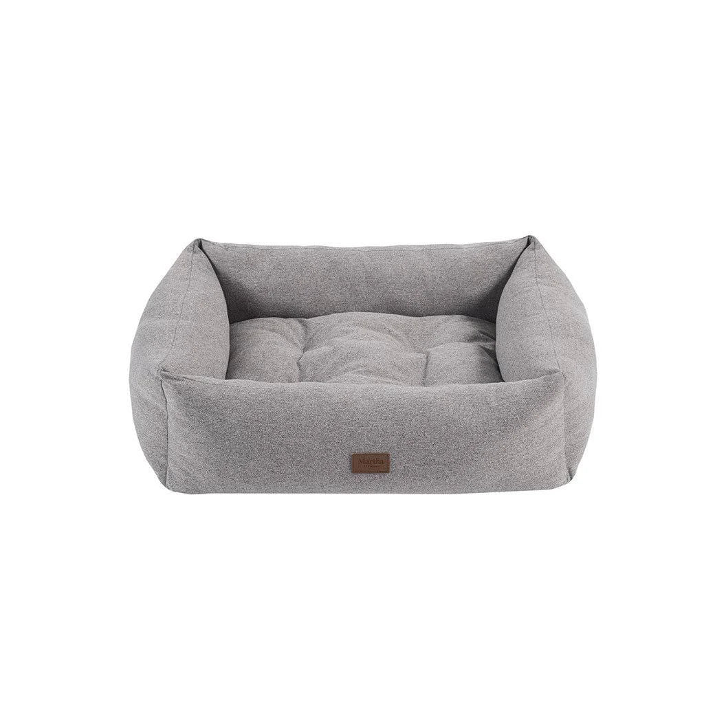 Brown 4-Sided Bolster with Ortho Base and Removable Cover S181