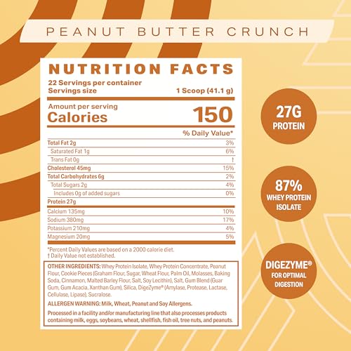 Vanilla Ice Cream Whey Protein Powder, 15 Servings R79014