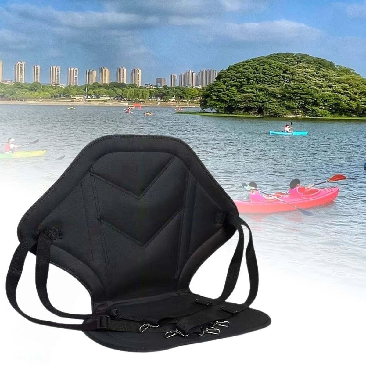 Padded Canoe Seat with Back Support I36905