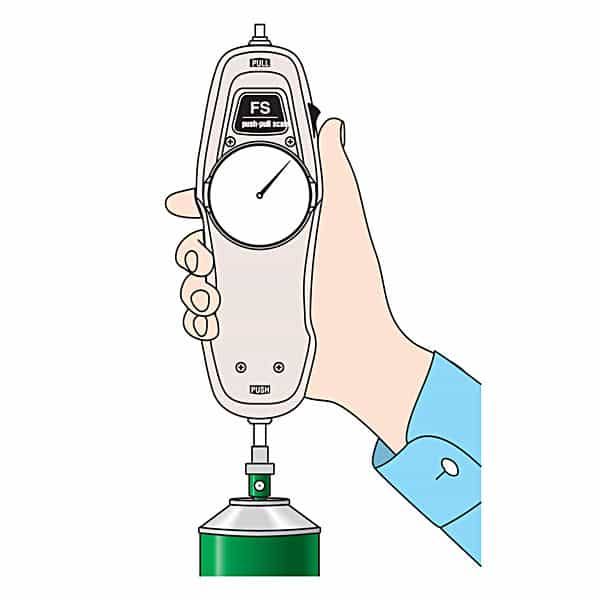 Analog Mechanical Force Gauge, 100 lb E711