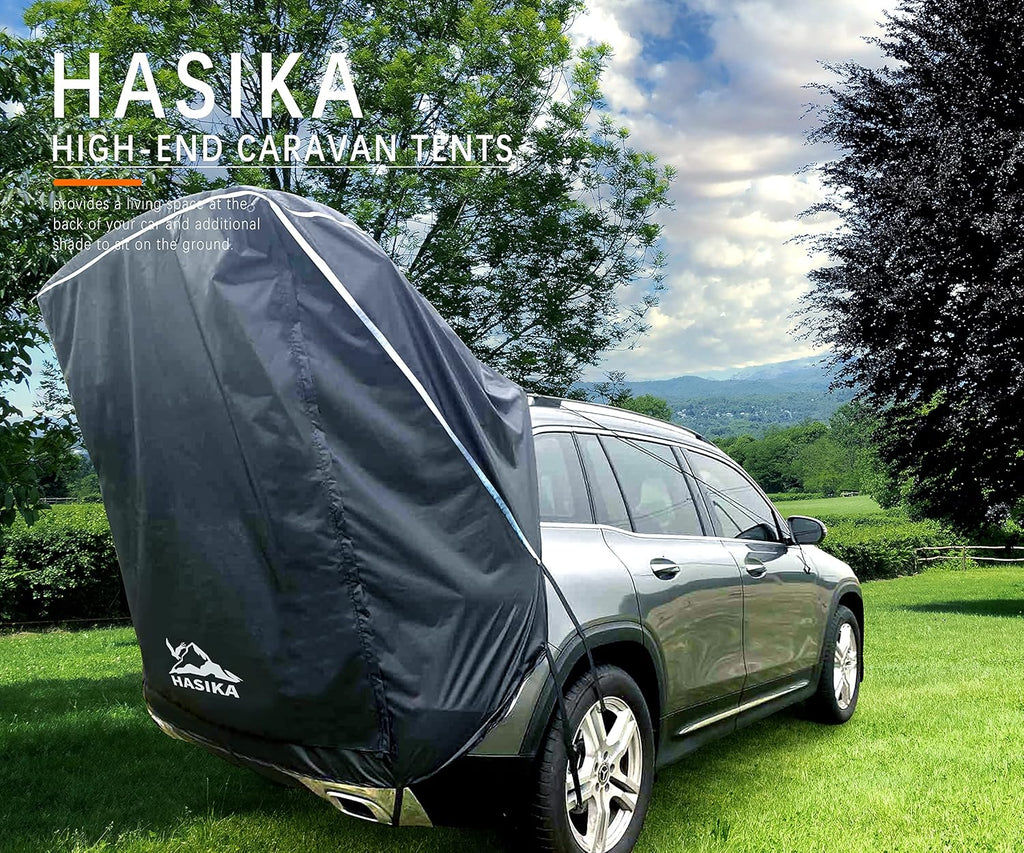 Black Waterproof 3000MM Tailgate Shade Tent for SUV Van X4747