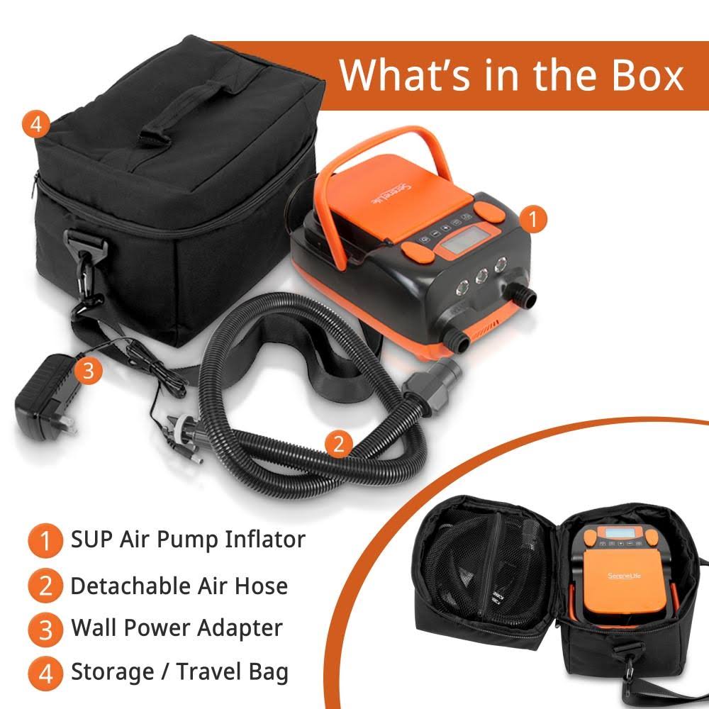 Portable Air Pump Compressor, Black V9177