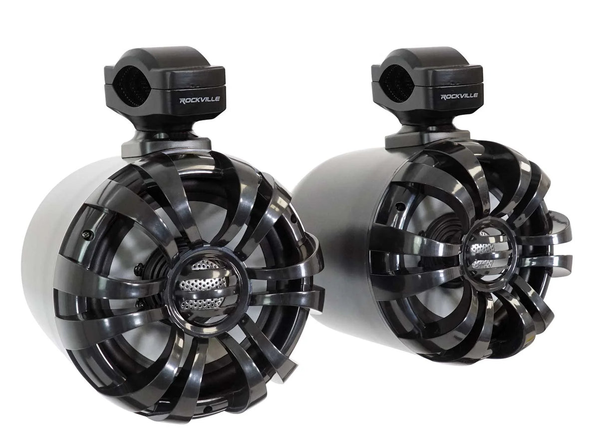 6.5" 600w Marine Wakeboard Swivel Speakers with Receiver D602