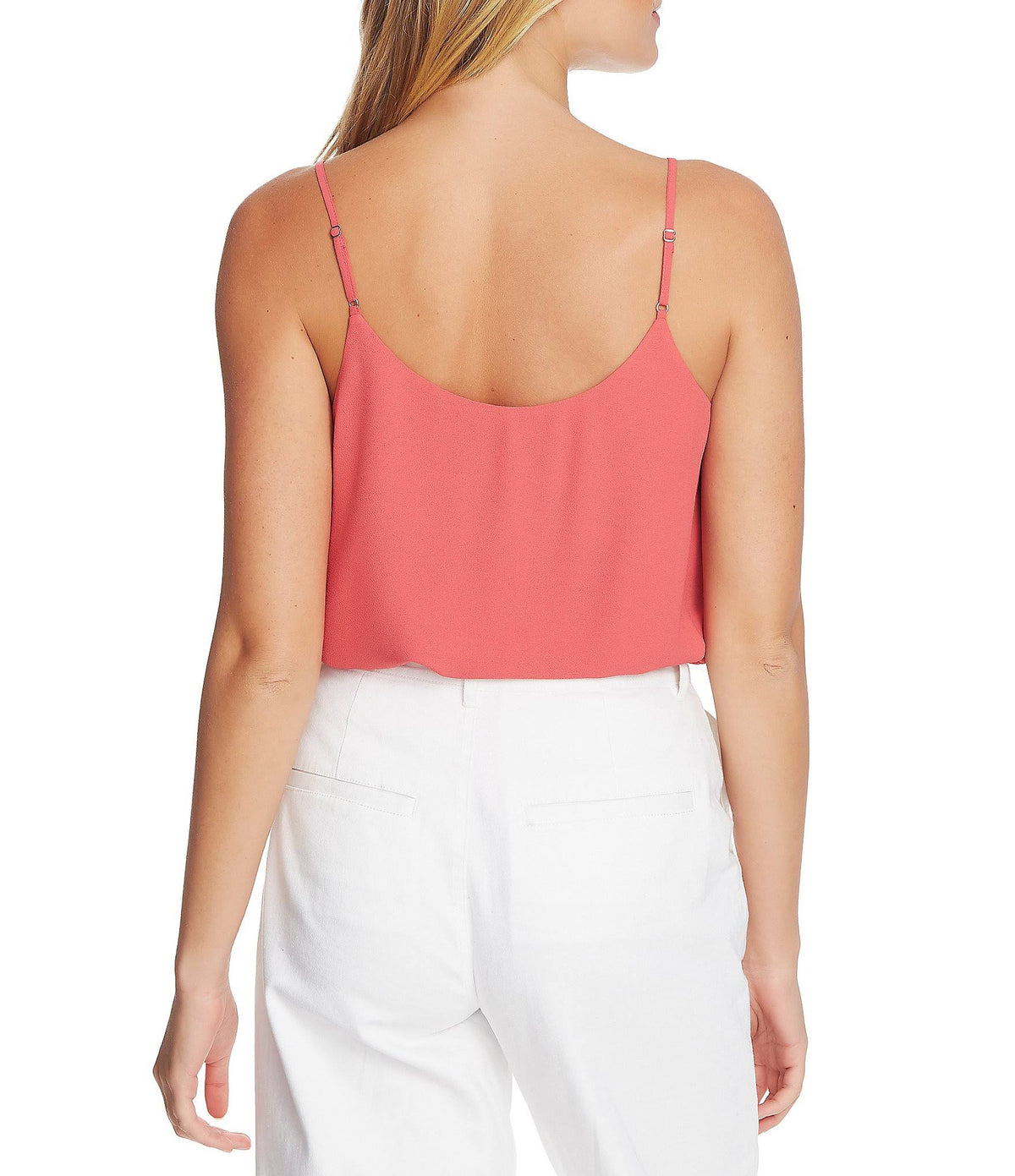Rich Black Chiffon V Neck Camisole Top M956804