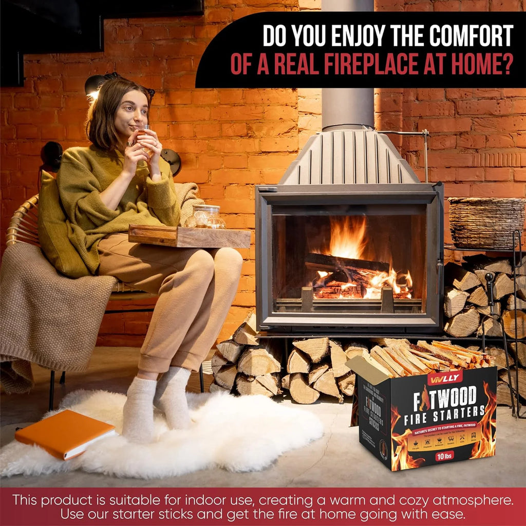 10lb Fatwood Fire Starter Pack F57525
