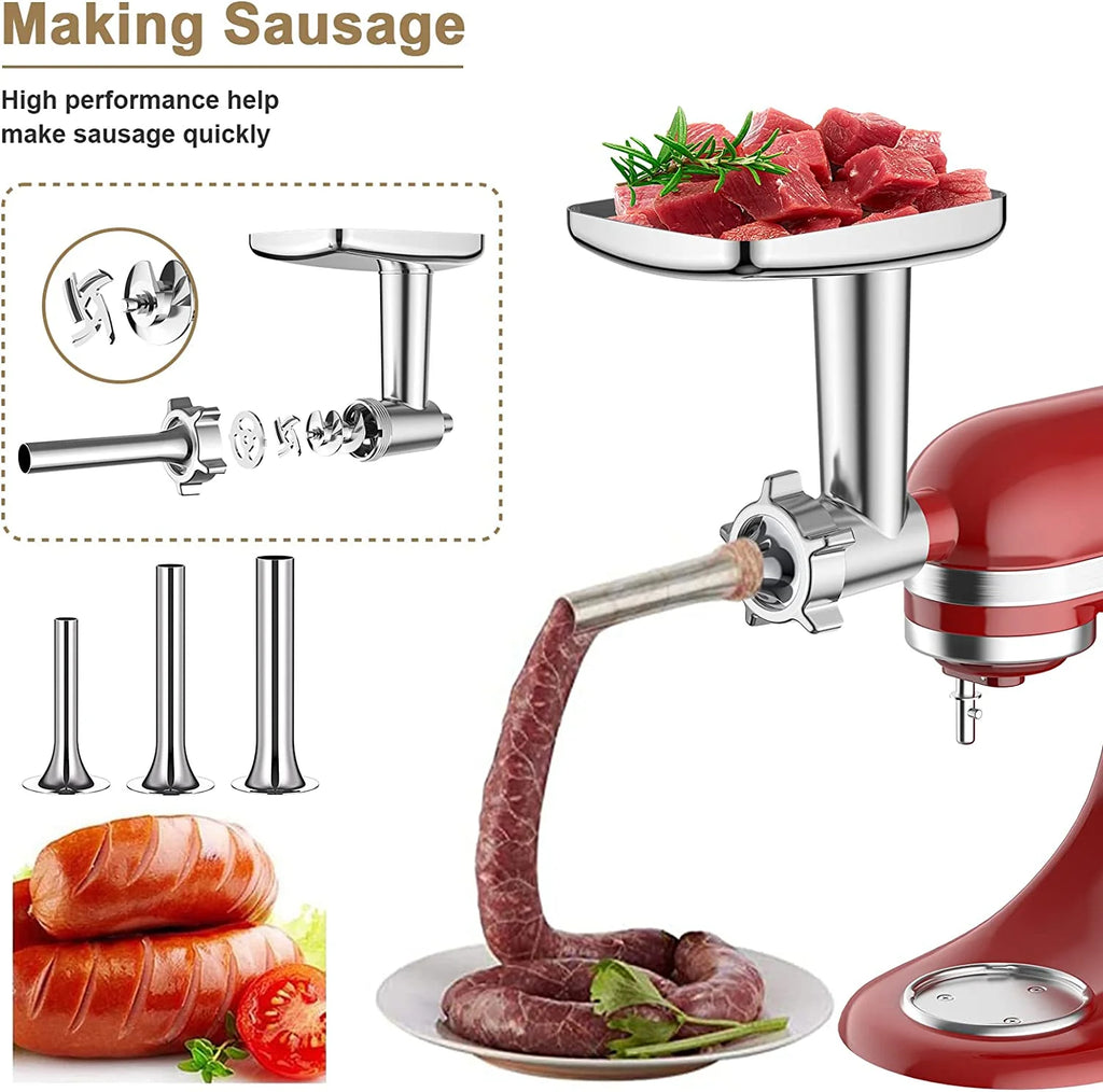 Meat Grinder & Slicer Shredder Attachments for Stand Mixers R91508