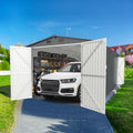 20x13 ft Metal Garage Shed with 2 Doors and 4 Vents T938151