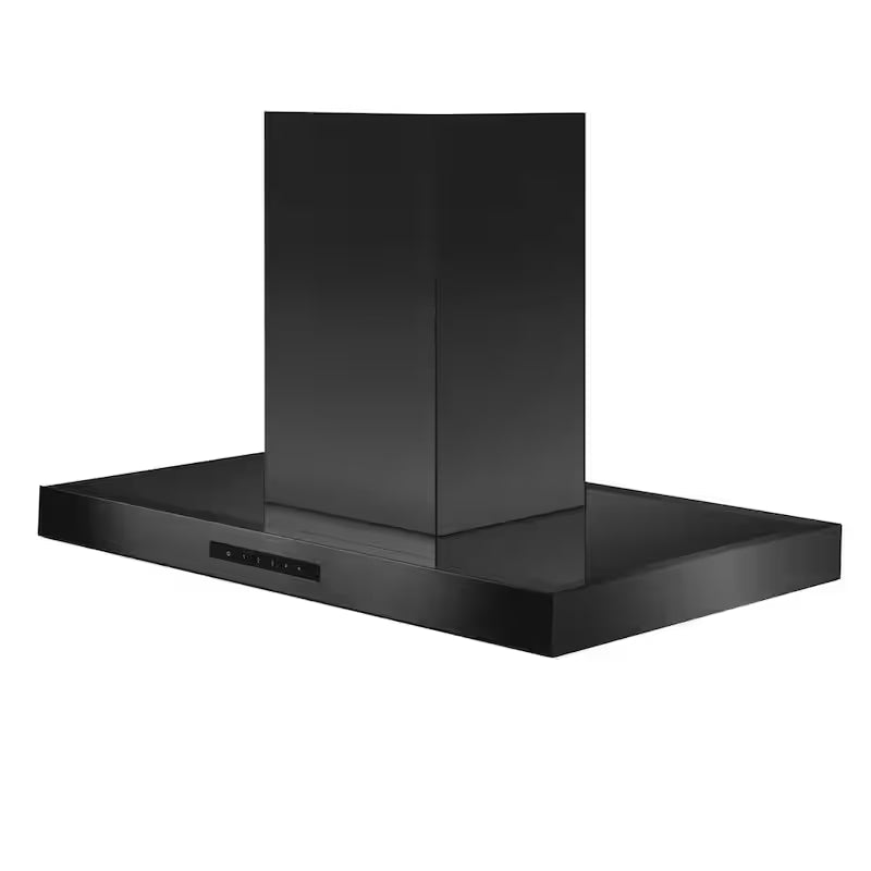 Black Stainless Steel Island Mount Range Hood G41664