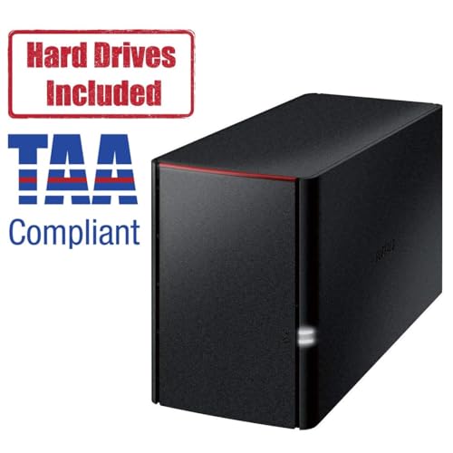 4TB 1-Bay NAS Network Attached Storage with HDD Hard Drives V213867