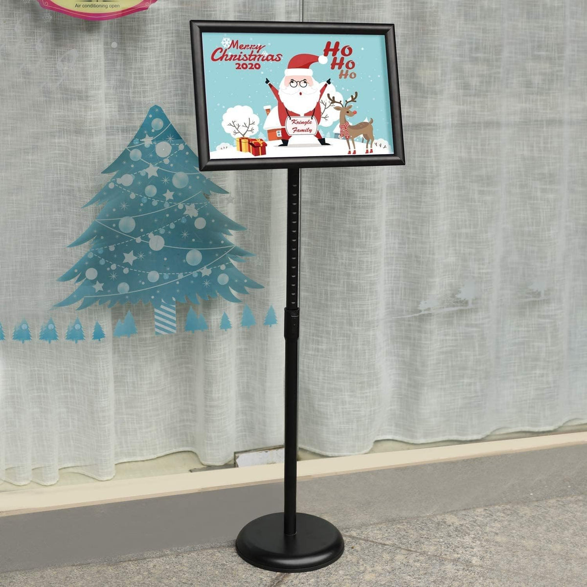 2 Pack Adjustable Sign Stand 8.5x11 Inch Black P668